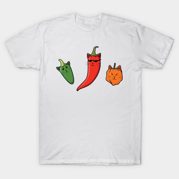 Pepper Cats T-Shirt by smoorestudios